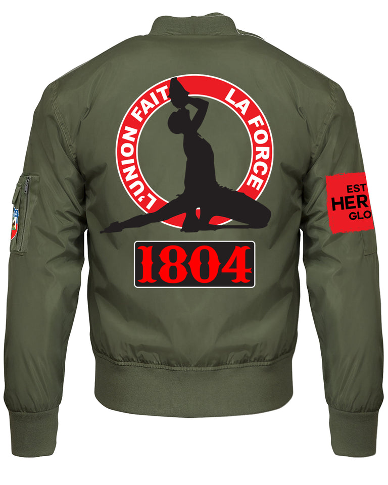 MULTI PATCHES-CLASSIC BOMBER-JACKET (UNISEX)-AG
