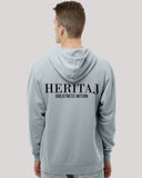GREATNESS WITHIN-CLASSIC BRAND LOGO-(Pigment-Dyed)-HOODIE-SAGE