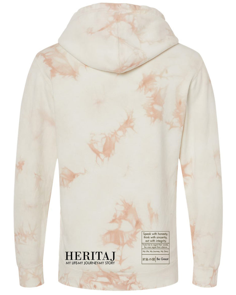 LIFE IS...(TIE DYE HOODIE)