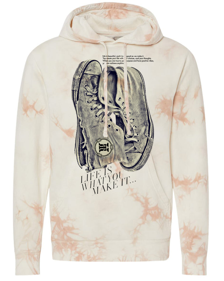 LIFE IS...(TIE DYE HOODIE)