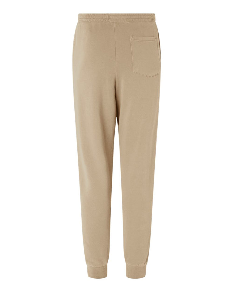 EMBOSSED HERITAJ LOGO-(Pigment-Dyed)-JOGGERS-BRN