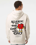 ALLERGIC TO HATE-(Unisex Heavyweight Hoodie)