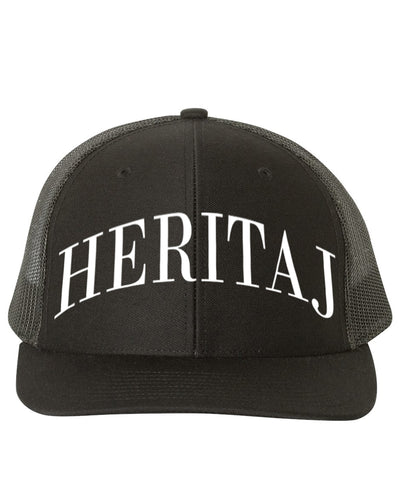 HERITAJ BRAND-SNAPBACK MESH-BLACK