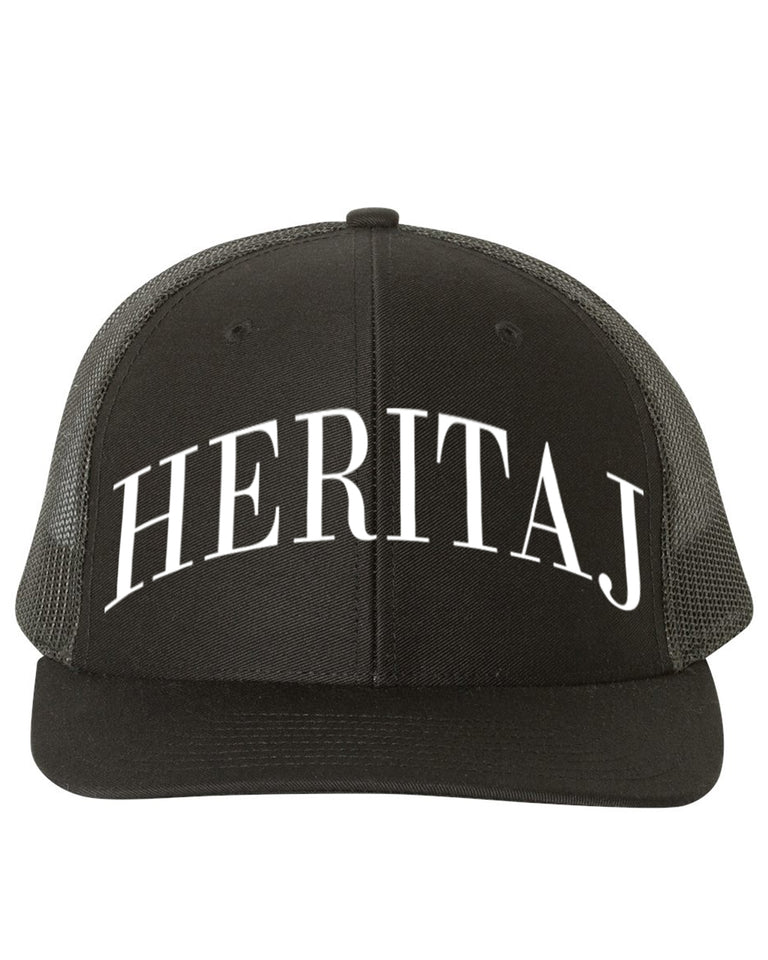 HERITAJ BRAND-SNAPBACK MESH-BLACK