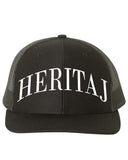 HERITAJ BRAND-SNAPBACK MESH-BLACK