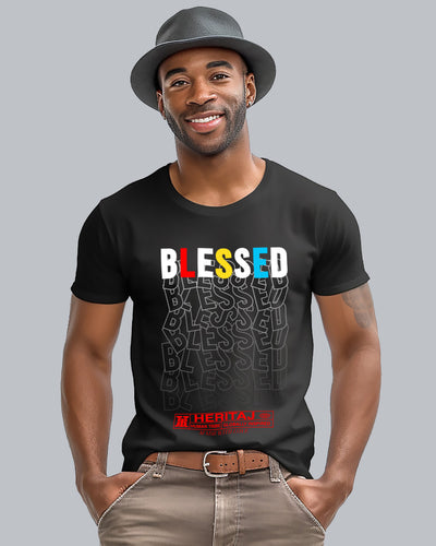 BLESSED-VINTAGE WASH-TEE-NR