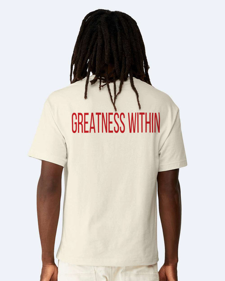 I'M A FIGHTER-HEAVYWEIGHT T-SHIRT-NATURAL