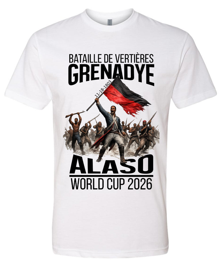 GRENADYE ALASO-BLACK & RED FLAG