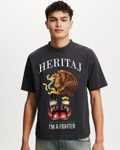 I'M A FIGHTER-HEAVYWEIGHT T-SHIRT