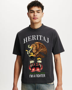I'M A FIGHTER-HEAVYWEIGHT T-SHIRT