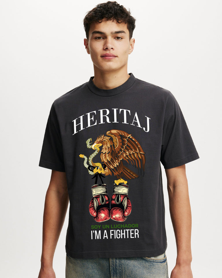 I'M A FIGHTER-HEAVYWEIGHT T-SHIRT