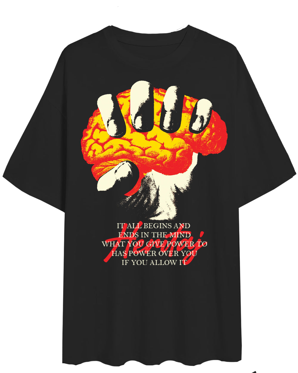 MIND OVER MATTER-OVERSIZED T-SHIRT