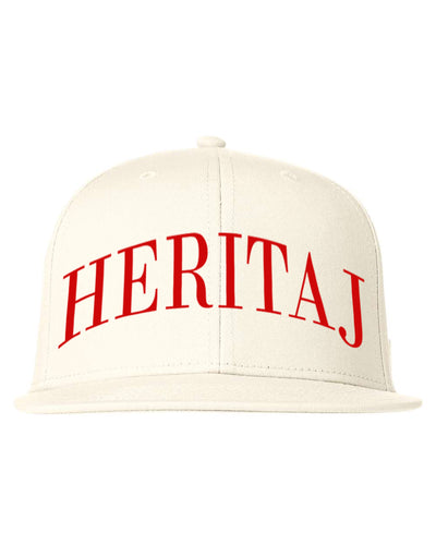 HERITAJ BRAND-SNAPBACK-OFF WHITE
