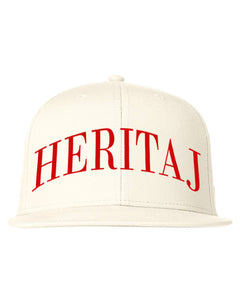 HERITAJ BRAND-SNAPBACK-OFF WHITE