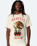 I'M A FIGHTER-HEAVYWEIGHT T-SHIRT-NATURAL