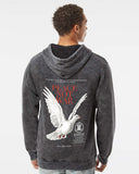 PEACE NOT WAR-(MINERAL WASH)-HOODIE