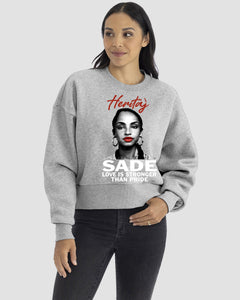 SADE-LOVE IS-(Premium Crewneck Sweatshirt)