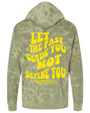 LET THE PAST GUIDE YOU.(TIE DYE HOODIE)