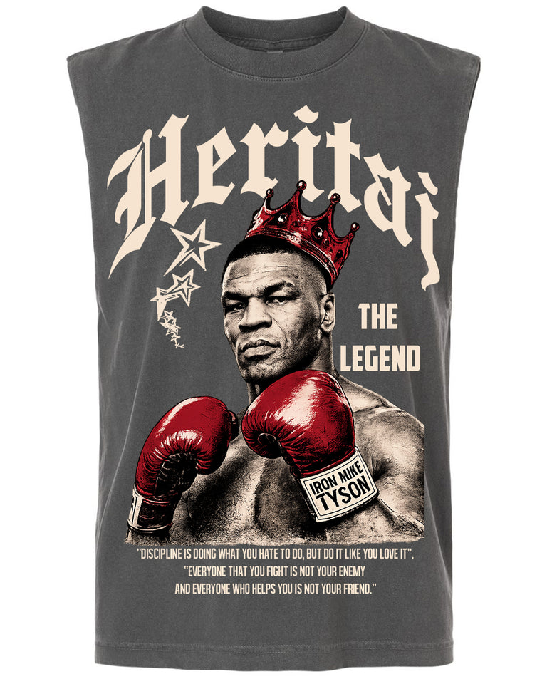 IRON MIKE-HEAVYWEIGHT SLEEVELESS T-SHIRT