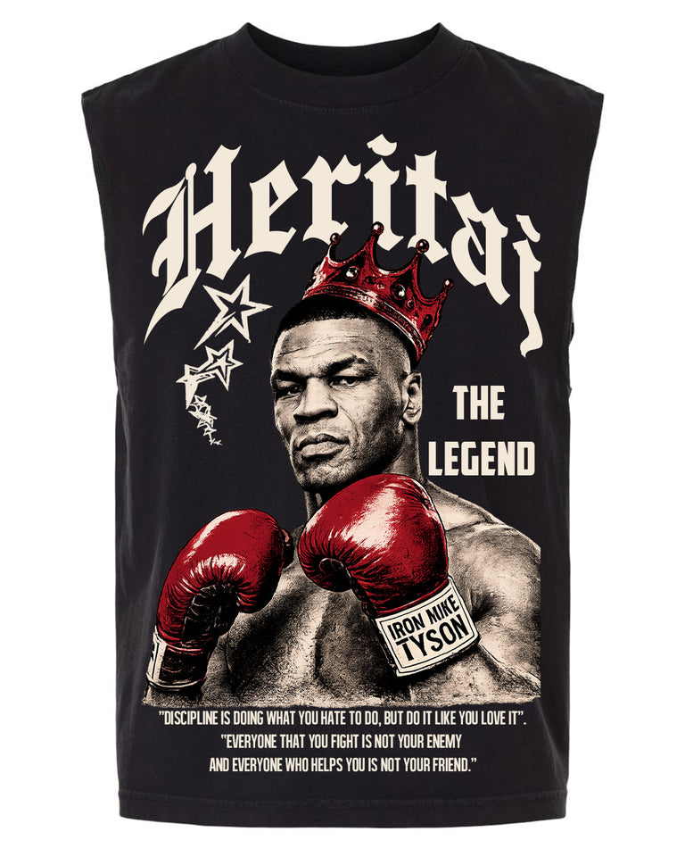 IRON MIKE-HEAVYWEIGHT SLEEVELESS T-SHIRT