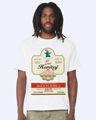 ZOE HERITAJ LABEL-HEAVYWEIGHT T-SHIRT