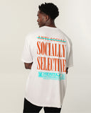 SOCIALLY SELECTIVE-OVERSIZED T-SHIRT-BLN