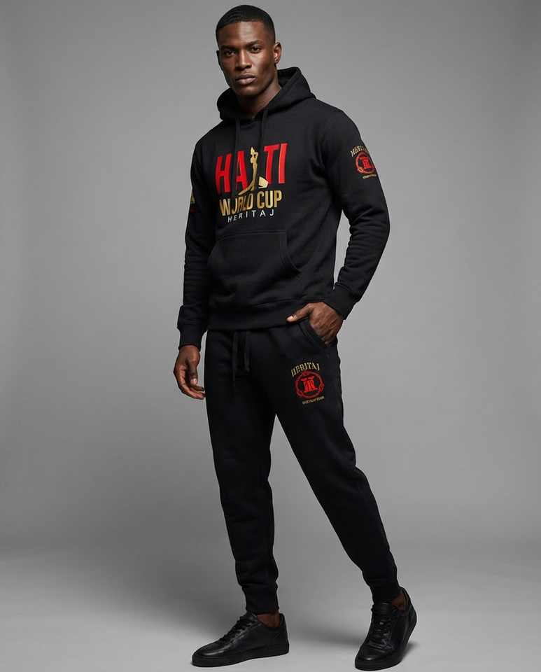 HAITI GOLD WORLD CUP 2026-SWEATSUIT