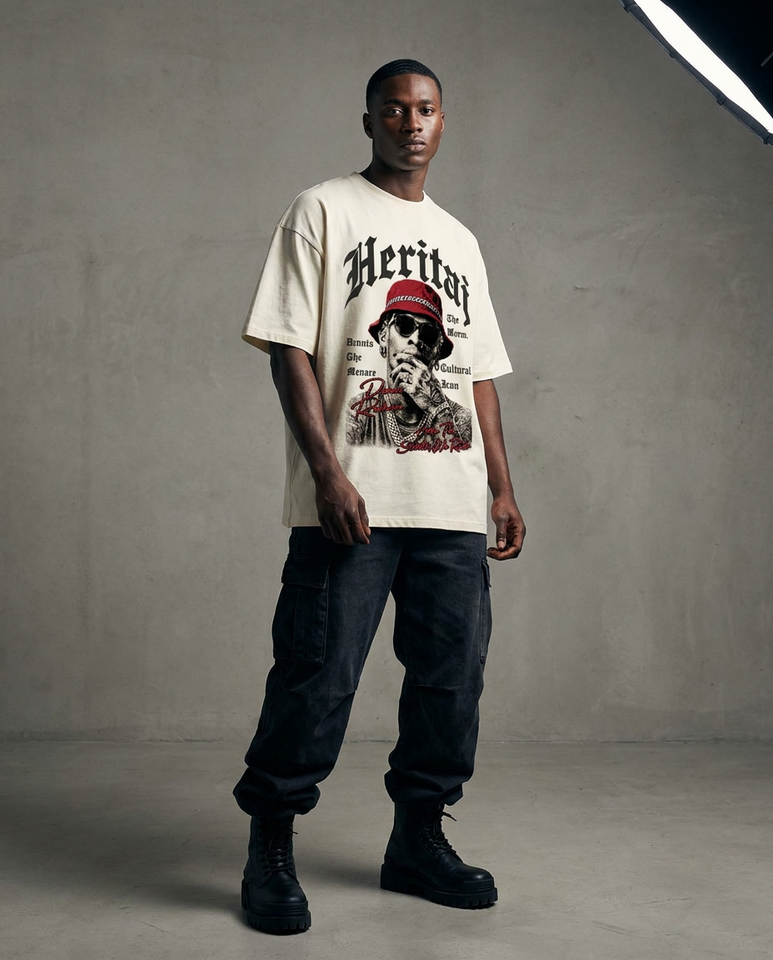 DENNIS RODMAN-HEAVYWEIGHT T-SHIRT-(UNISEX)