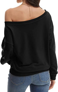 HERITAJ-OFF SHOULDER SWEATER