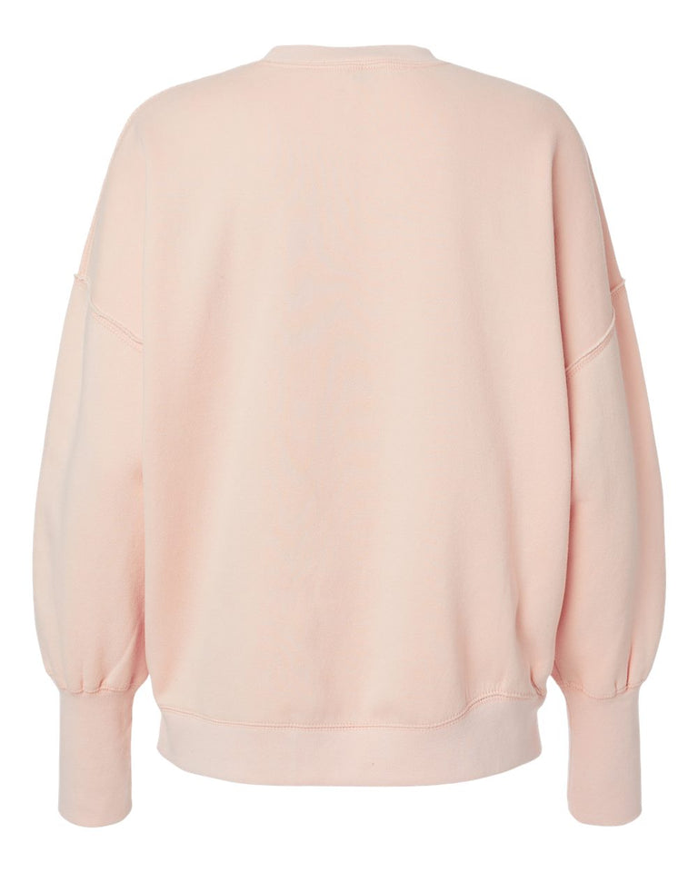 BEAUTY-SUEDED FLEECE CREWNECK PULLOVER