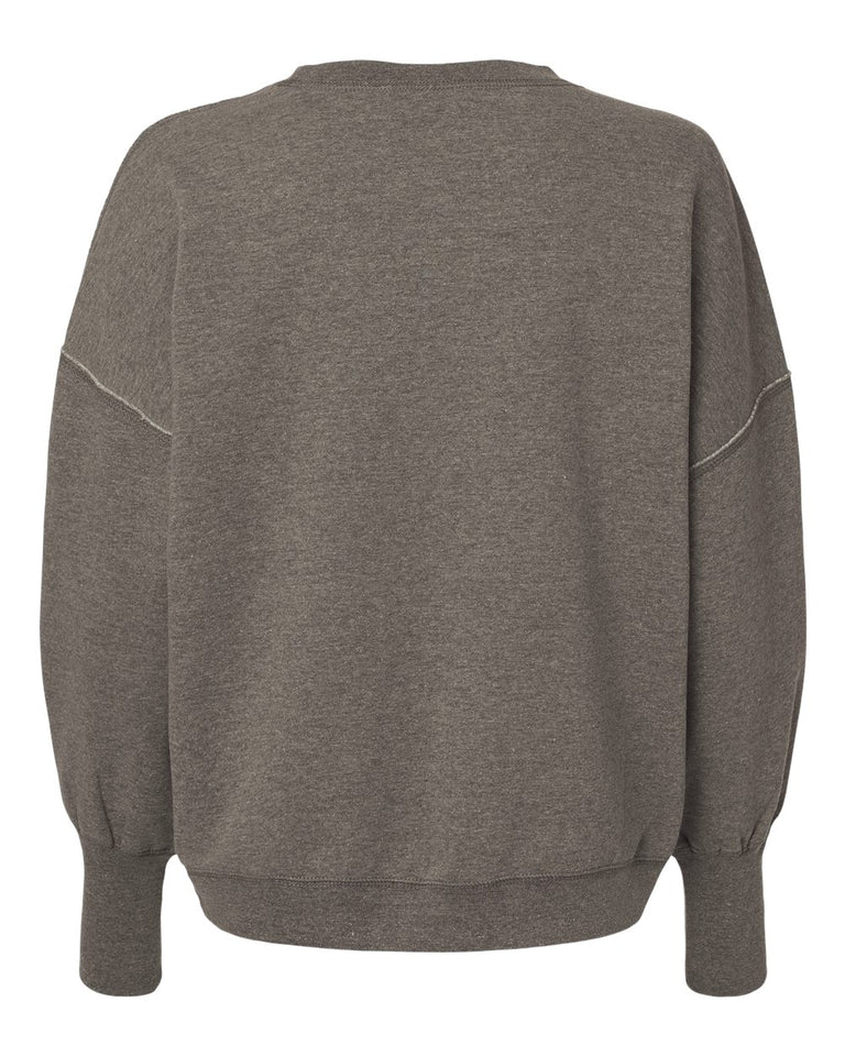 HUMANITY LOVE-SUEDED FLEECE CREWNECK PULLOVER