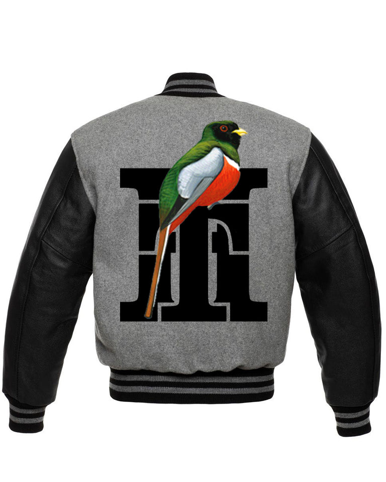 HERITAJ TROGON BIRD-VARSITY JACKET (UNISEX)