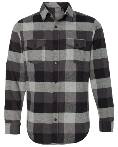 FLANNEL SHIRT-(Yarn-Dyed Long Sleeve)-SGRY