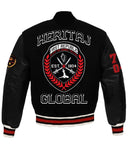 HERITAJ GLOBAL-FIRST REPUBLIC SHIELD-VARSITY JACKET (UNISEX)