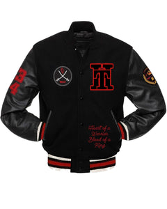 HERITAJ GLOBAL-FIRST REPUBLIC SHIELD-VARSITY JACKET (UNISEX)